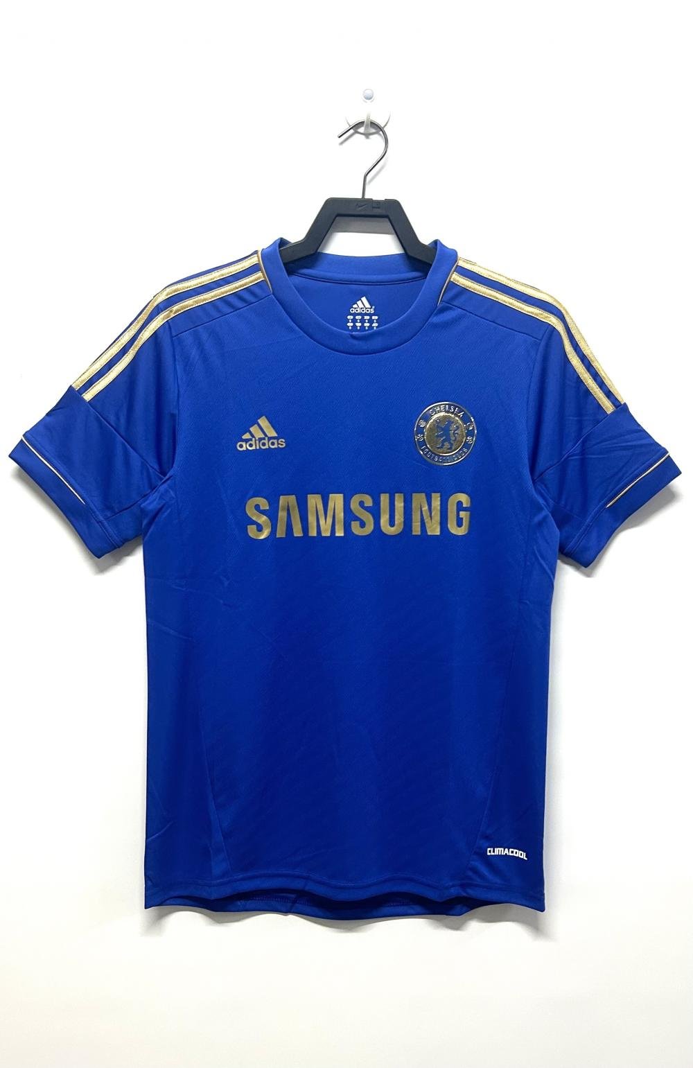 2012/2013 Retrô Chelsea Casa Camisa de futebol Qualidade tailandesa 1:1