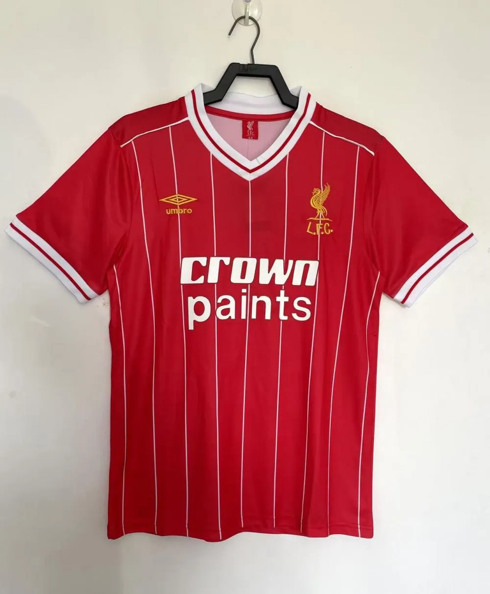 1981-1984 Retro Liverpool İç saha Futbol forması 1:1 Tayland kalitesi