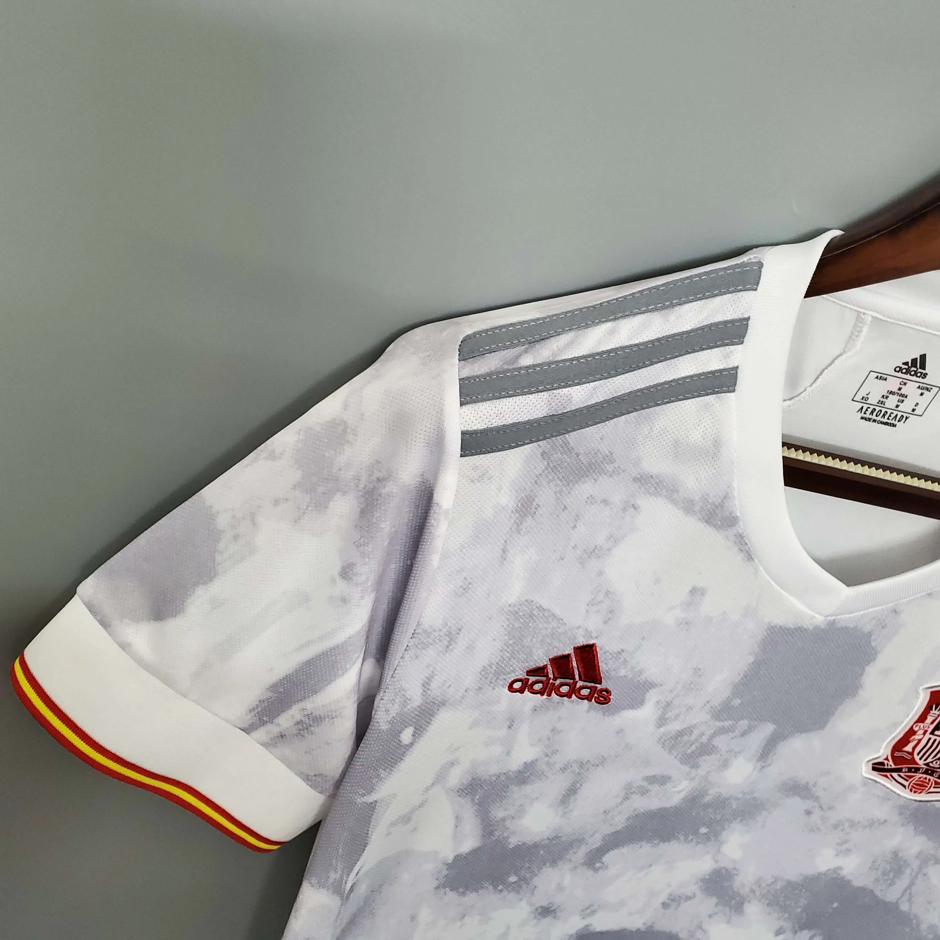 Futbol Forma İspanya 2020 Beyaz Deplasman - Görsel 6