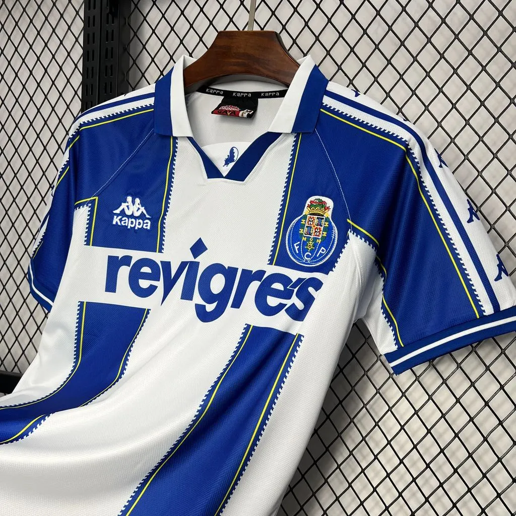 1997/1999 Retrô Porto Casa Camisa de futebol Qualidade tailandesa 1:1 - Image 3