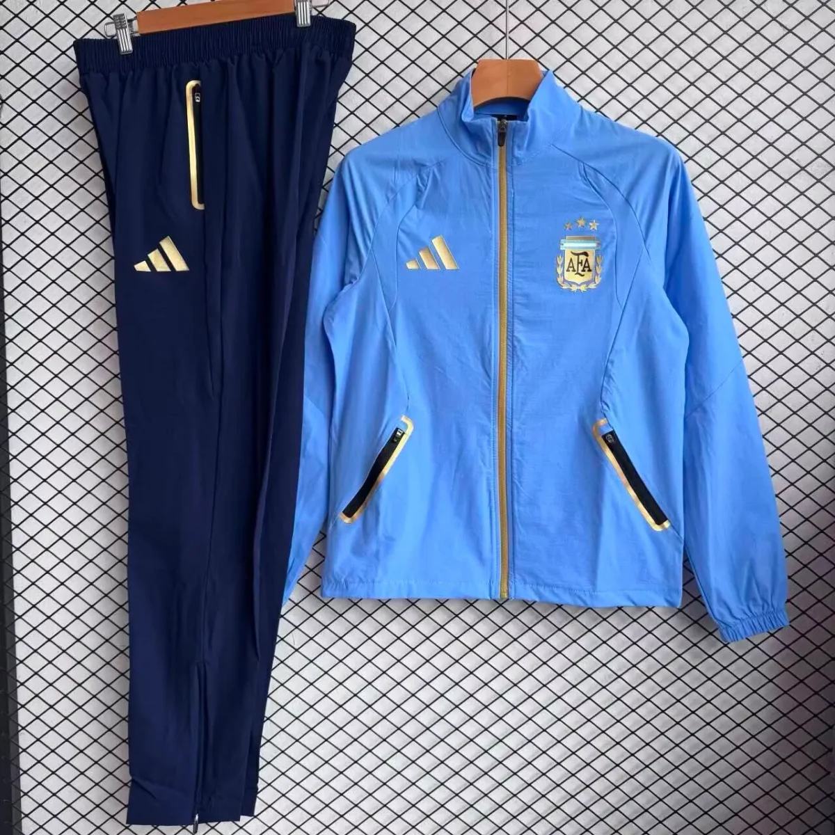 2026 Argentina Selección nacional Fútbol costume Chaqueta cortavientos Fútbol Calidad tailandesa 1:1