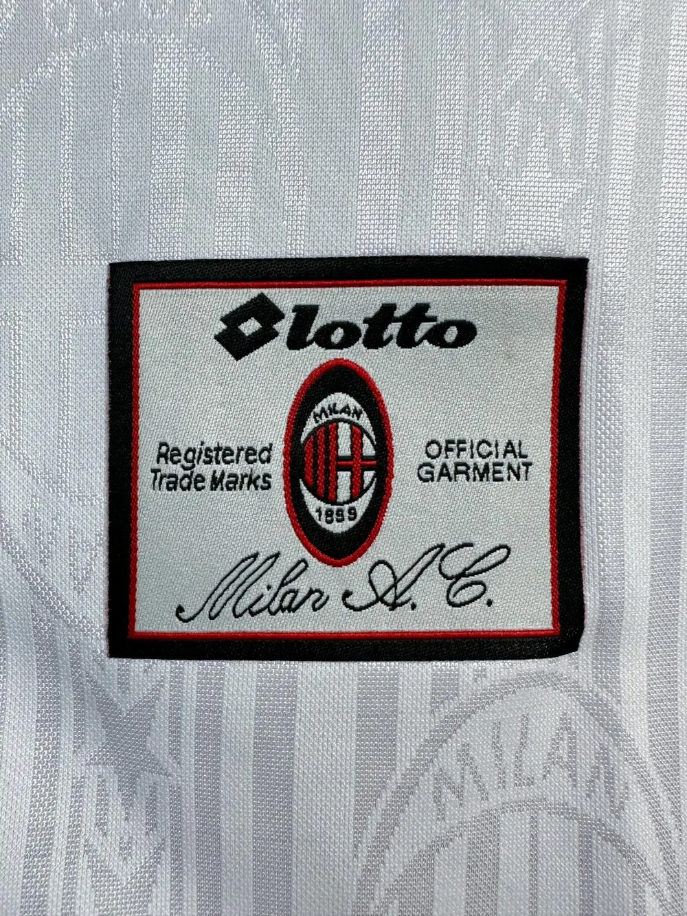 1997/1998 Ретро AC Milan Специальное издание Белый Футбольная футболка Тайское качество 1:1 — изображение 8