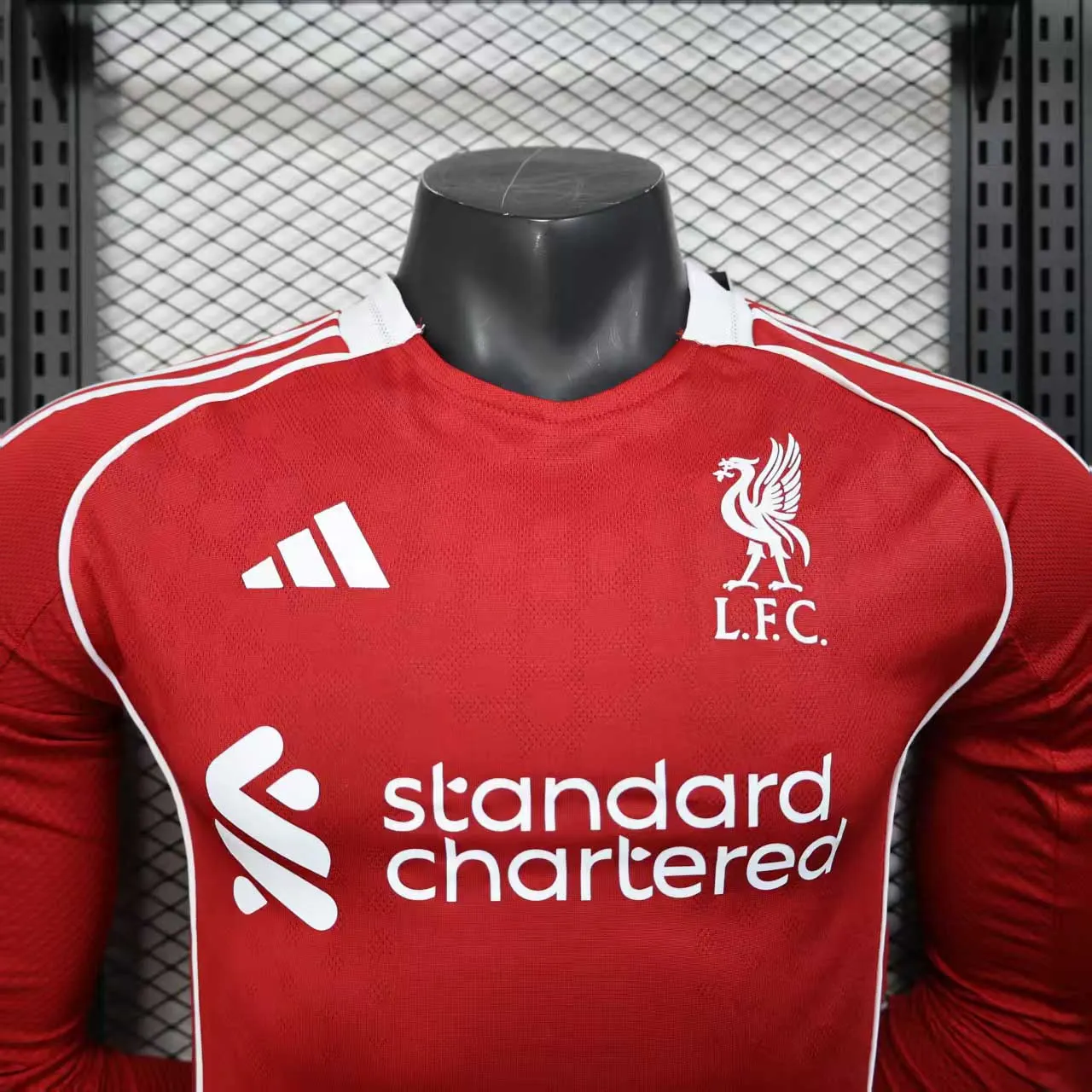 2025/2026 Manica lunga Liverpool Casa Versione giocatore Maglia da calcio Qualità thai 1:1 - immagine 4