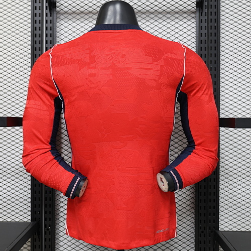 2026 Langarm Spielerversion England Auswärts Fußballtrikot 1:1 Thai-Qualität – Bild 2