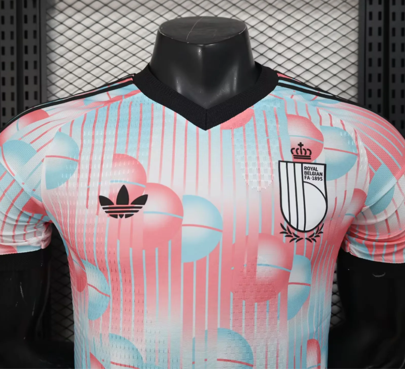 2026 Spelersversie België Nationaal elftal Uit Voetbalshirt 1:1 Thaise kwaliteit - Afbeelding 4