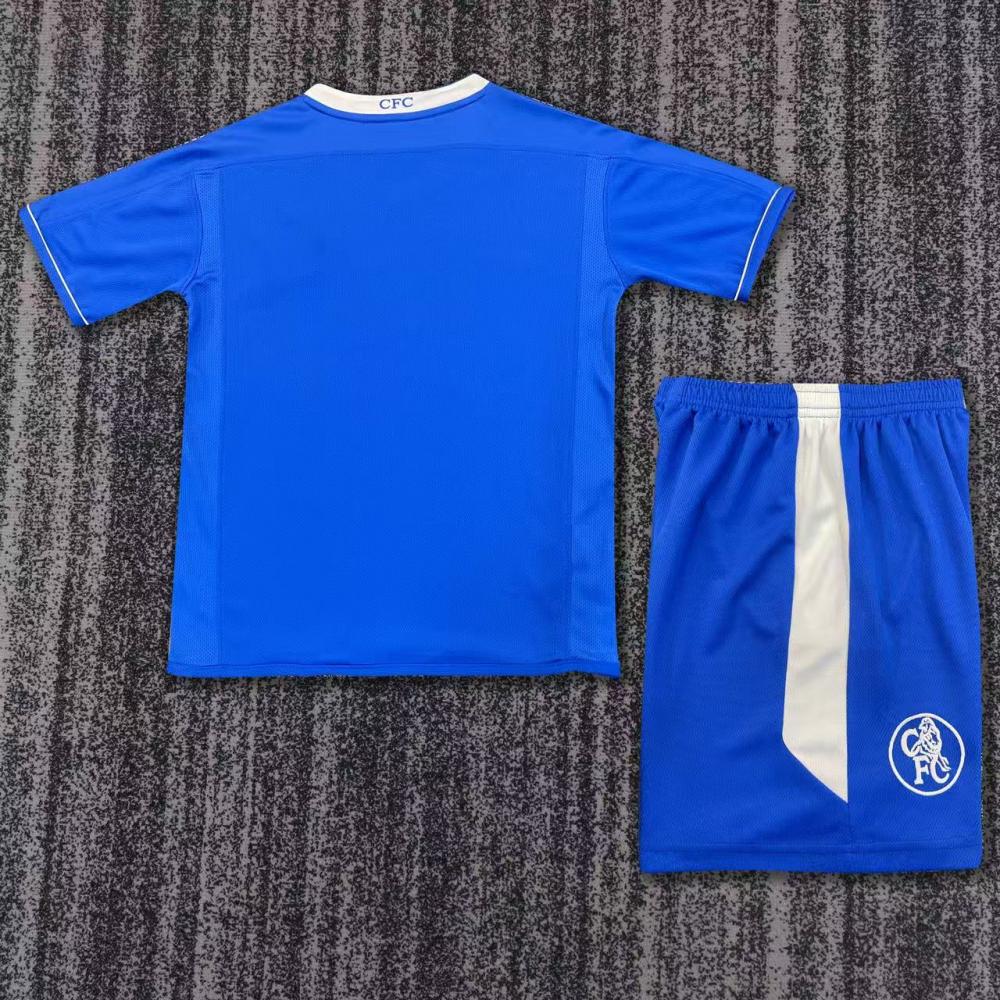 2003-2005 复古 切尔西 主场 足球球衣 1:1 泰版品质 儿童尺码 - 图片 2
