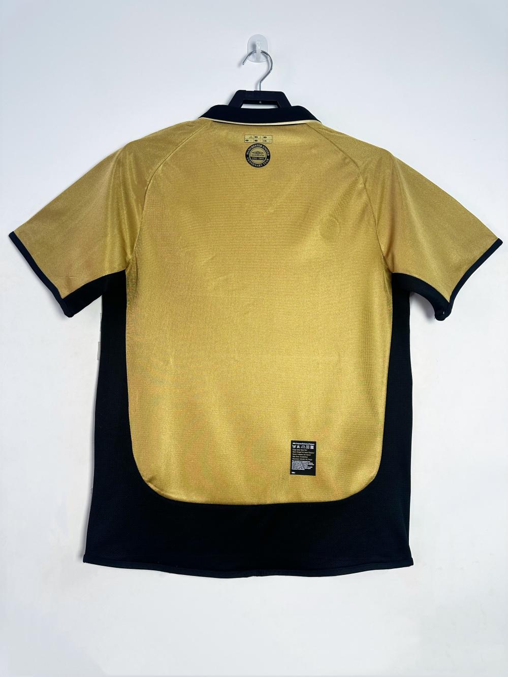 2001-2002 Rétro Manchester United Double-sided Centennial Édition Maillot de football Qualité thaï 1:1 – Image 4