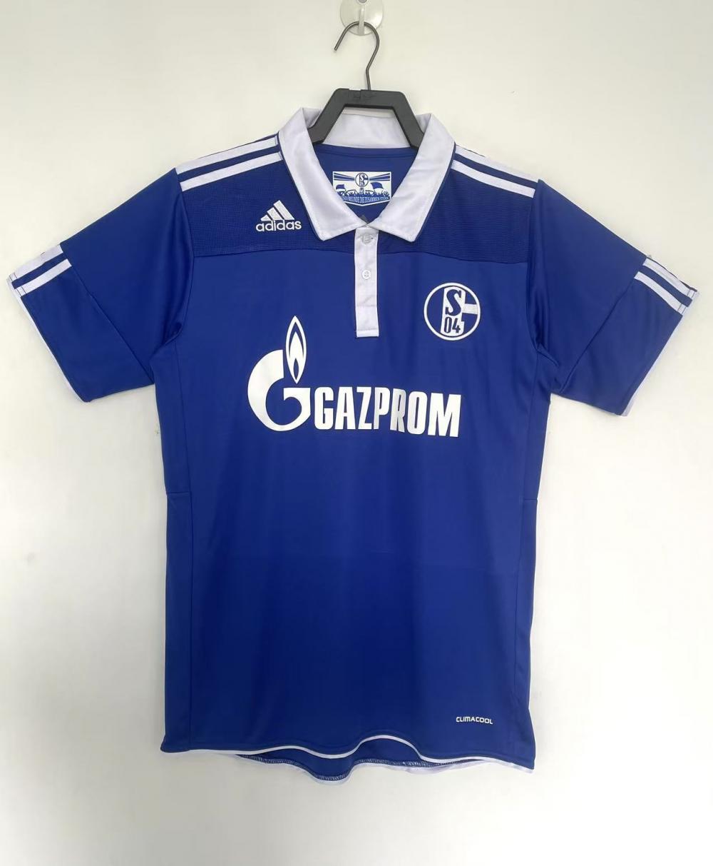 2010-2011 Retro Schalke 04 Casa Maglia da calcio Qualità thai 1:1
