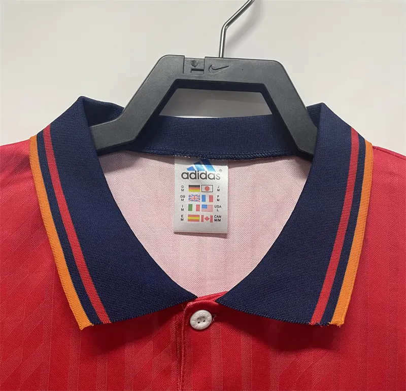 1994 Retro Spain Home Soccer Shirt 1:1 Thai Quality - Image 3