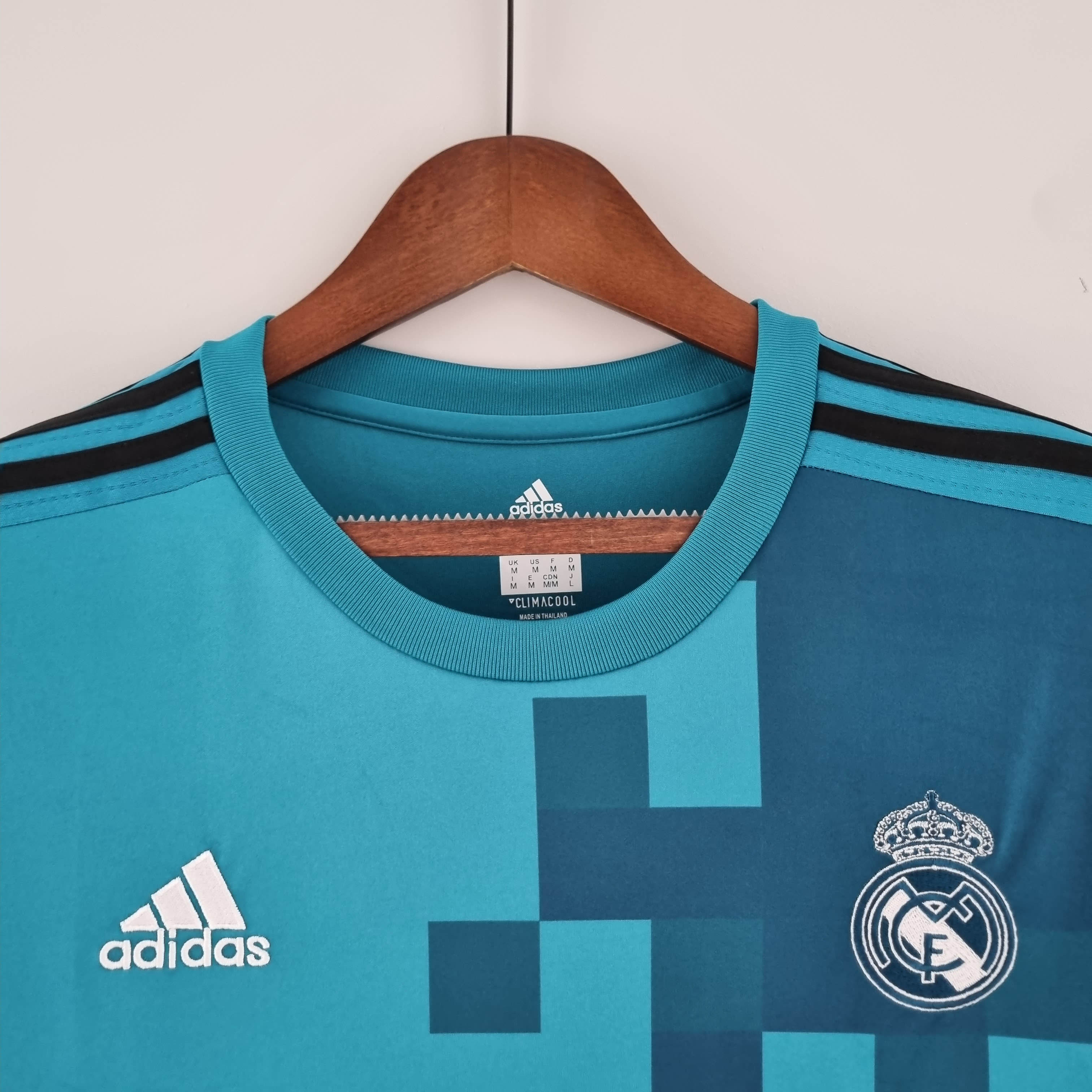 2017/2018 Retro Manga larga Real Madrid Tercera Visitante - Imagen 3