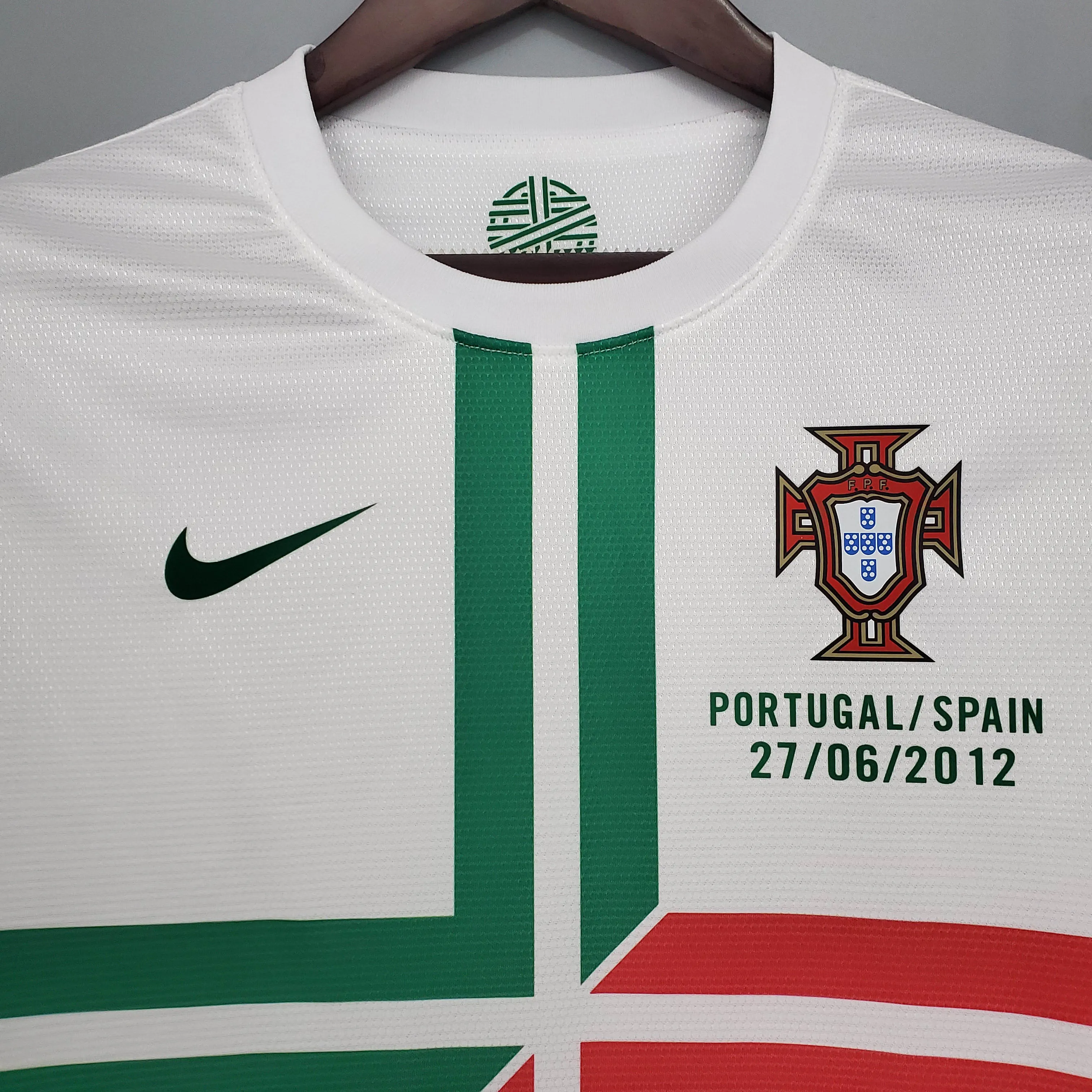 2012 Retro Portugalia Wyjazdowa Koszulka piłkarska - obrazek 3