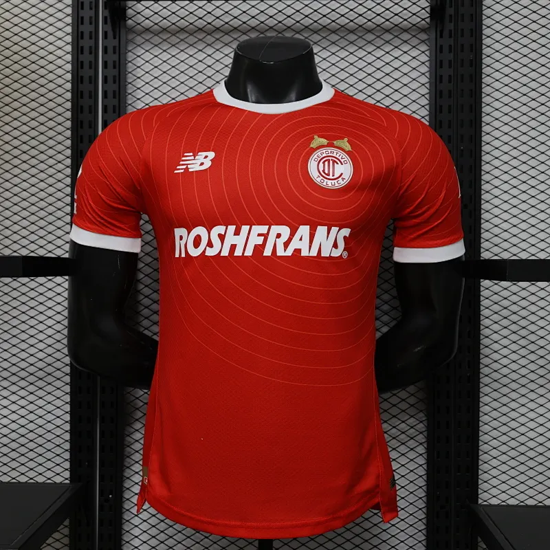 2025/2026 Versão jogador Deportivo Toluca Edição especial 01 Camisa de futebol Qualidade tailandesa 1:1