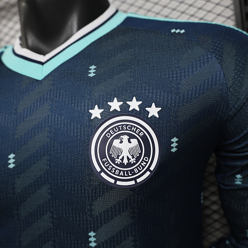 2026 Manga longa Versão jogador Alemanha Fora Camisa de futebol Qualidade tailandesa 1:1 - Image 5