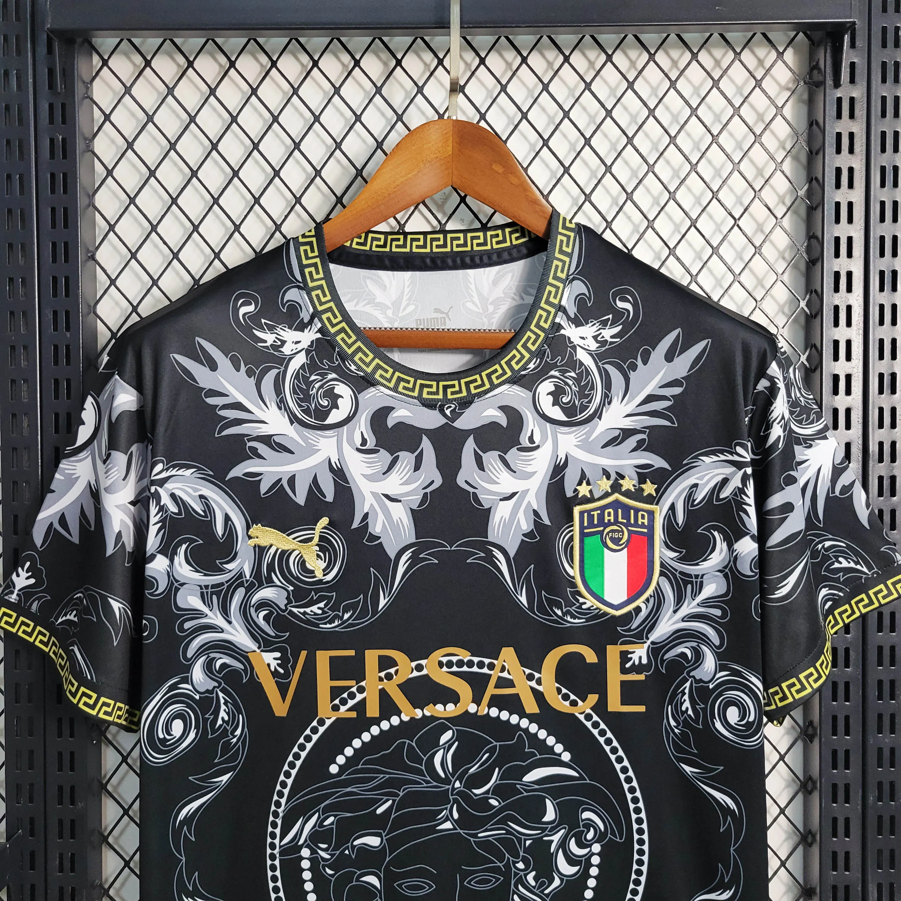 2023 Italie Édition spéciale Noir Football Maillot – Image 4