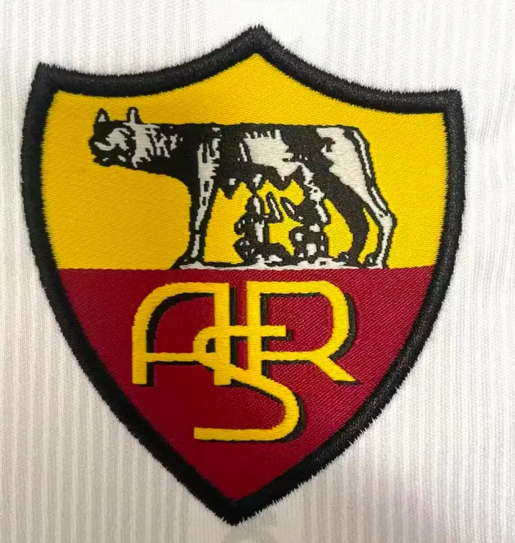 1998-1999 Retro Langarm Roma Auswärts Fußballtrikot 1:1 Thai-Qualität – Bild 5