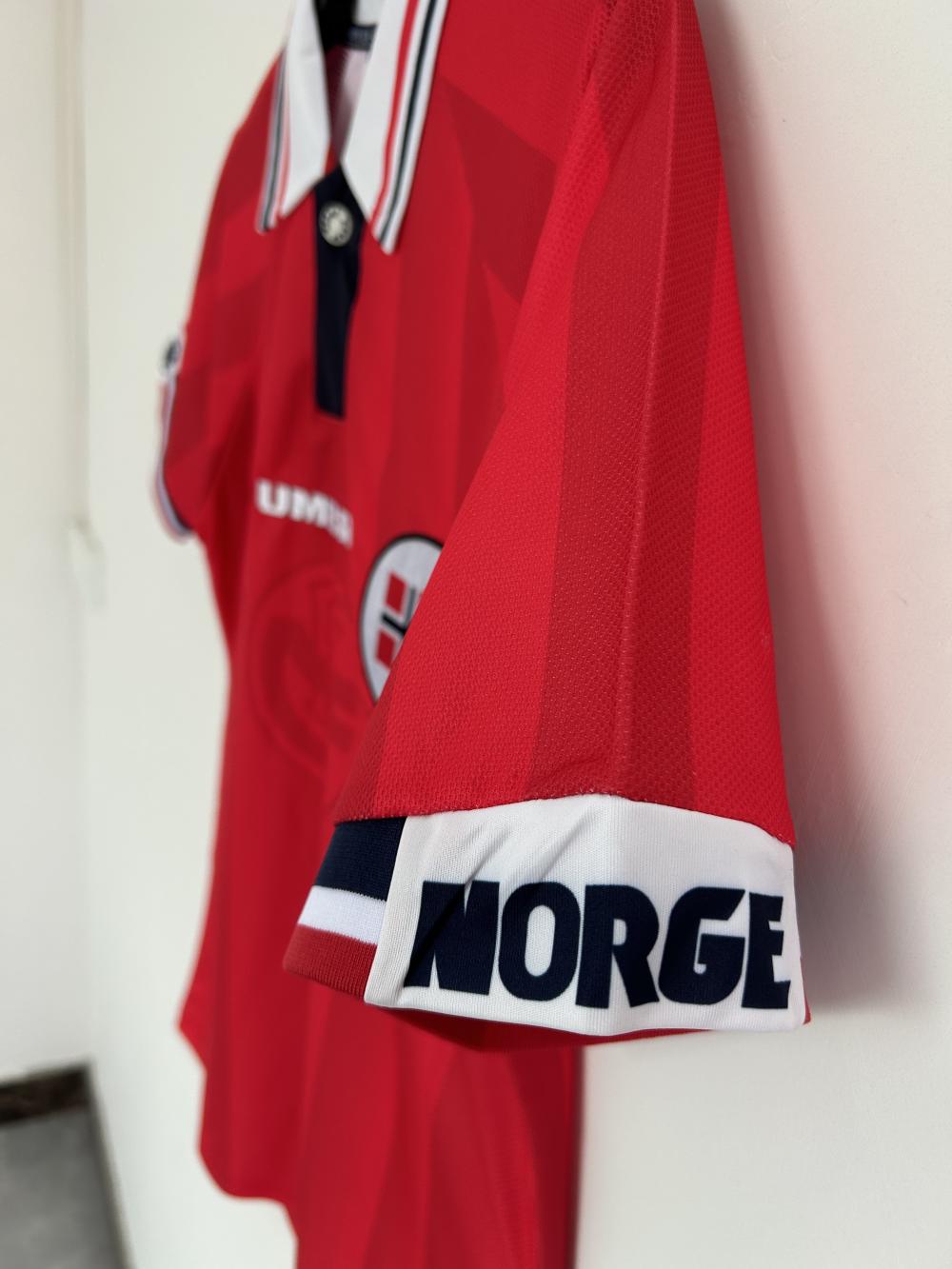 1998-1999 Retro Norwegen Nationalmannschaft Heim Fußballtrikot 1:1 Thai-Qualität – Bild 6