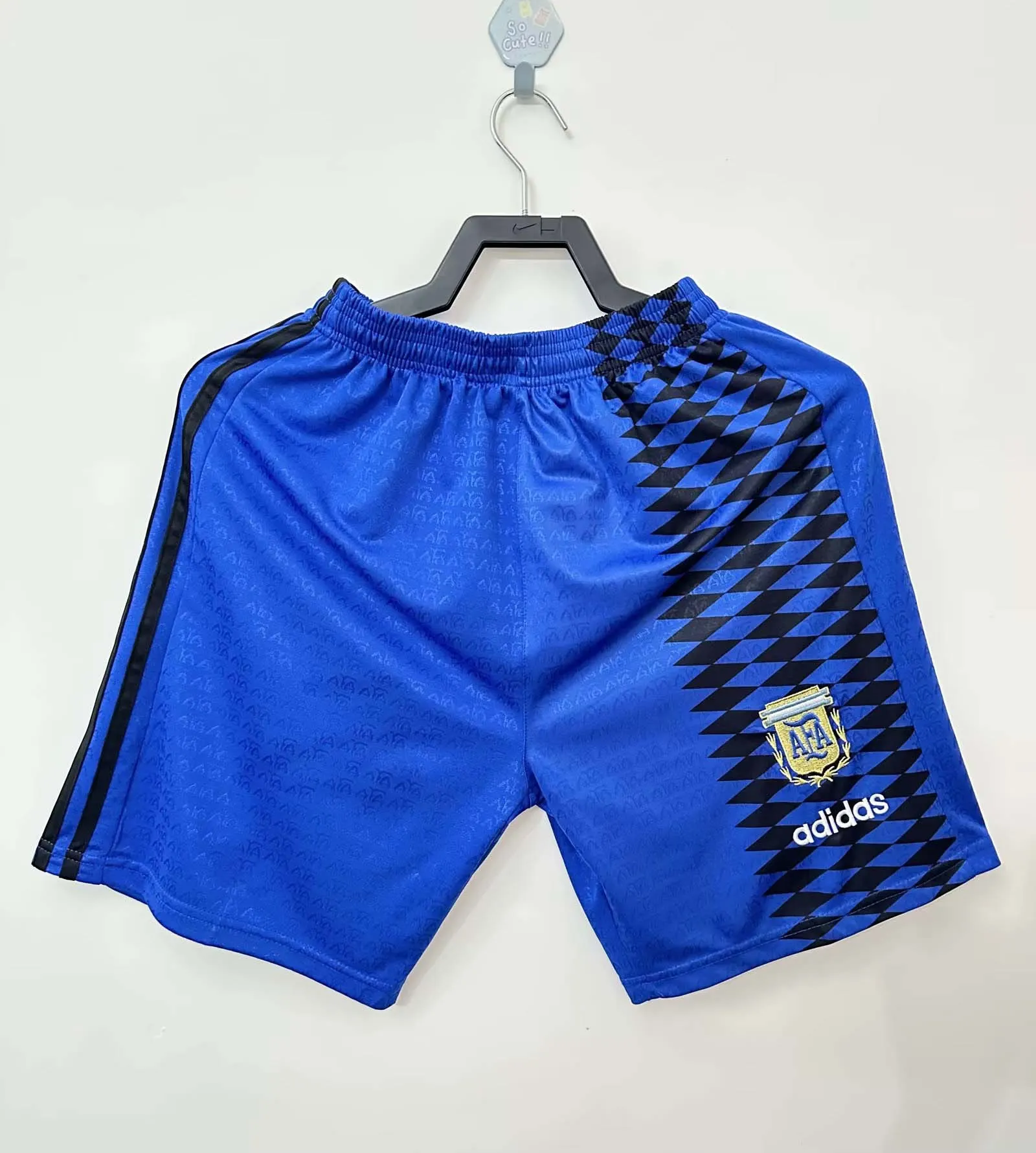 1994 Retro Argentina Visitante Pantalón corto