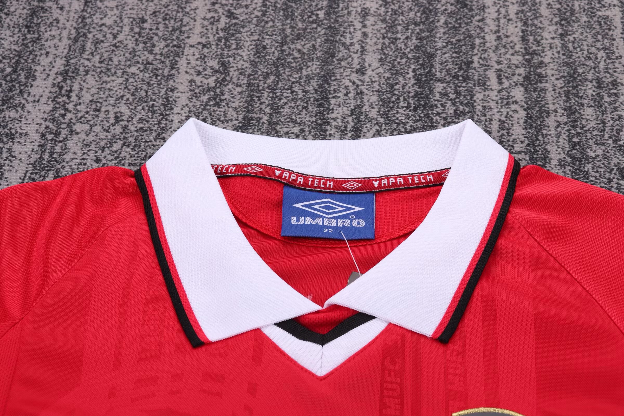 1999/2000 Retro Manchester United Heim Fußballtrikot 1:1 Thai-Qualität Kindergröße – Bild 3