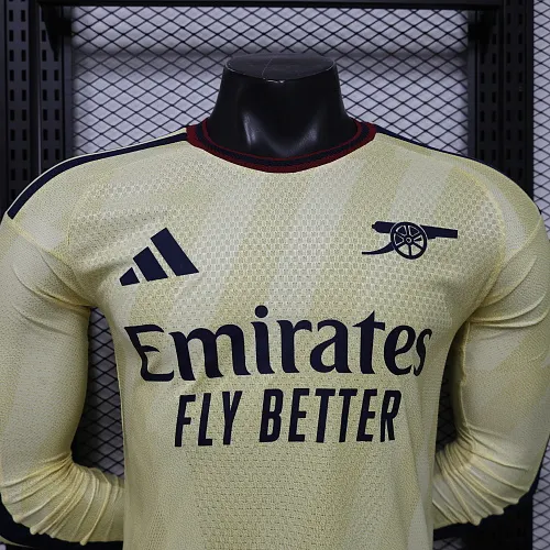 2026/2027 Long Sleeve Player Version Arsenal Third Away Football Jersey 1:1 Thai Quality - Image 3