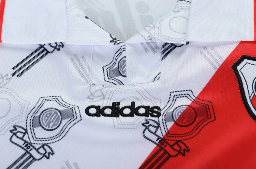 1996/1997 Retrô River Plate Casa Camisa de futebol Qualidade tailandesa 1:1 Tamanho infantil - Image 5