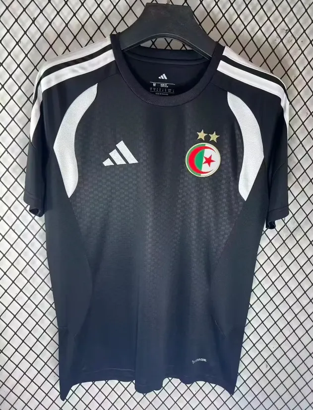 2026 Algieria Reprezentacja Dres treningowy Czarny Koszulka piłkarska Jakość tajska 1:1