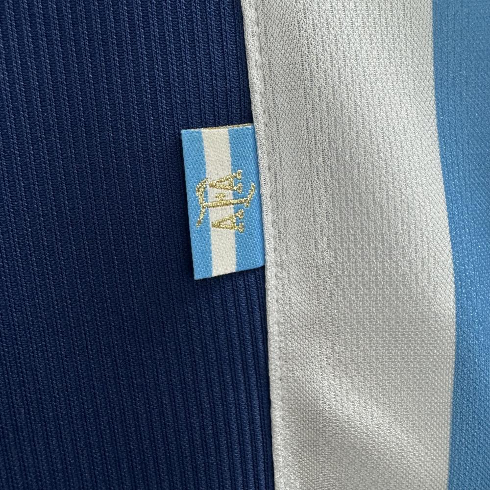 1998 Retro Argentyna Reprezentacja Wyjazdowa Koszulka Jakość tajska 1:1 - obrazek 9