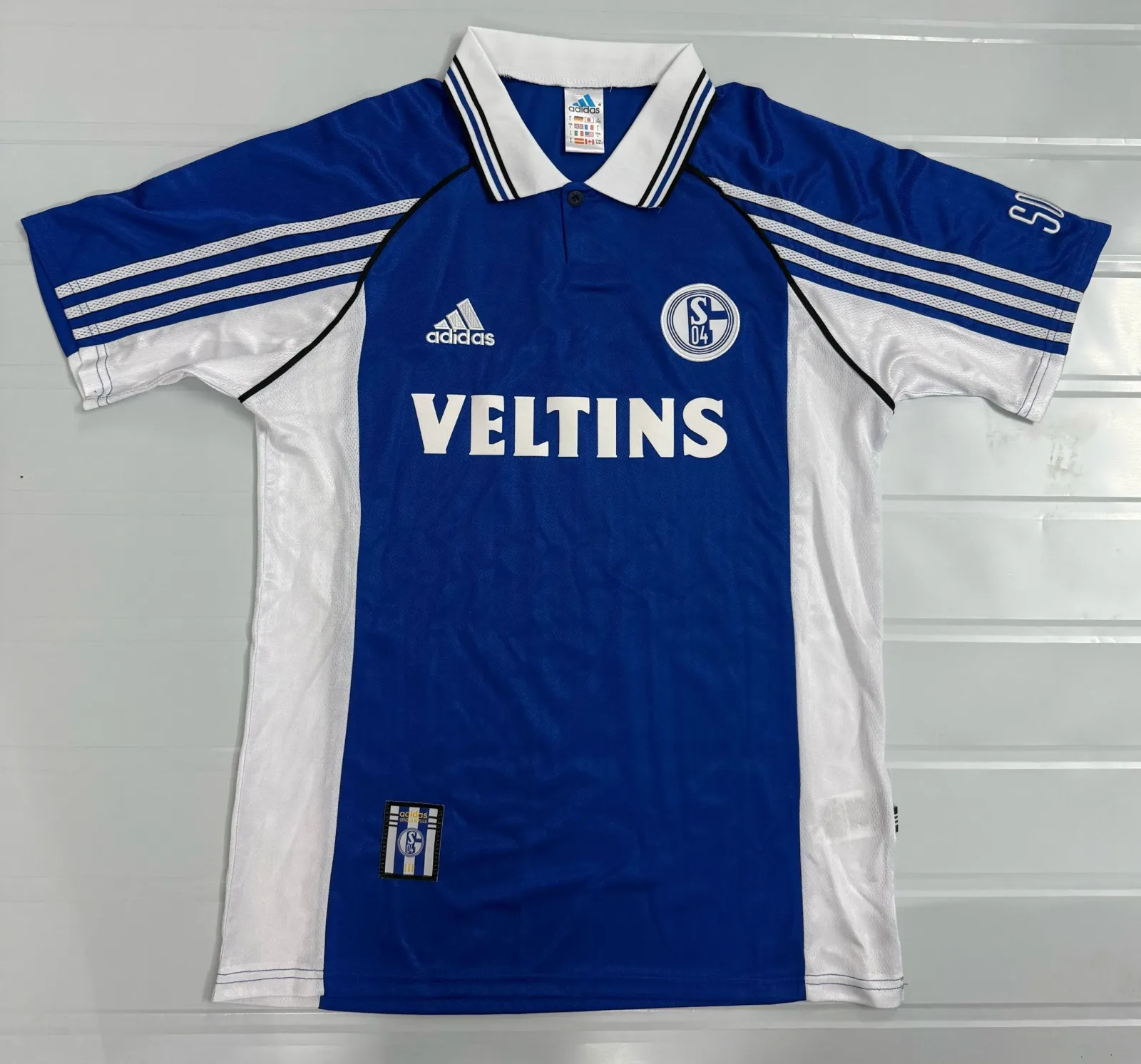1998/2000 Retro Schalke 04 Domowa Koszulka piłkarska Jakość tajska 1:1