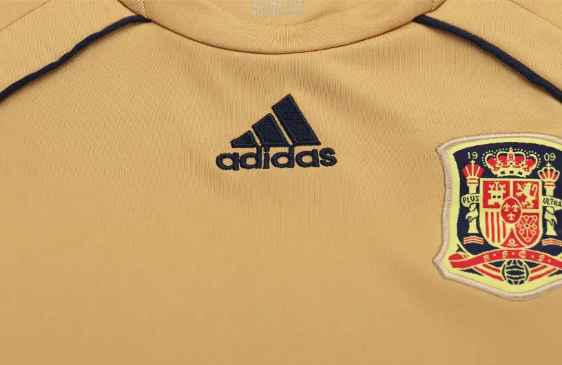 2008 Retro Hiszpania Wyjazdowa Koszulka piłkarska Jakość tajska 1:1 Rozmiar dziecięcy - obrazek 4