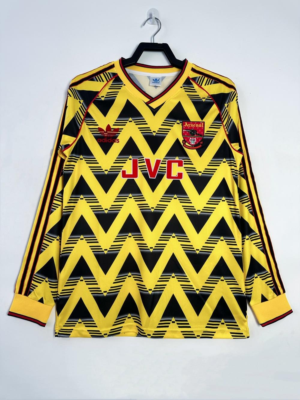 1991/1993 Rétro Manches longues Arsenal Extérieur Maillot de football Qualité thaï 1:1
