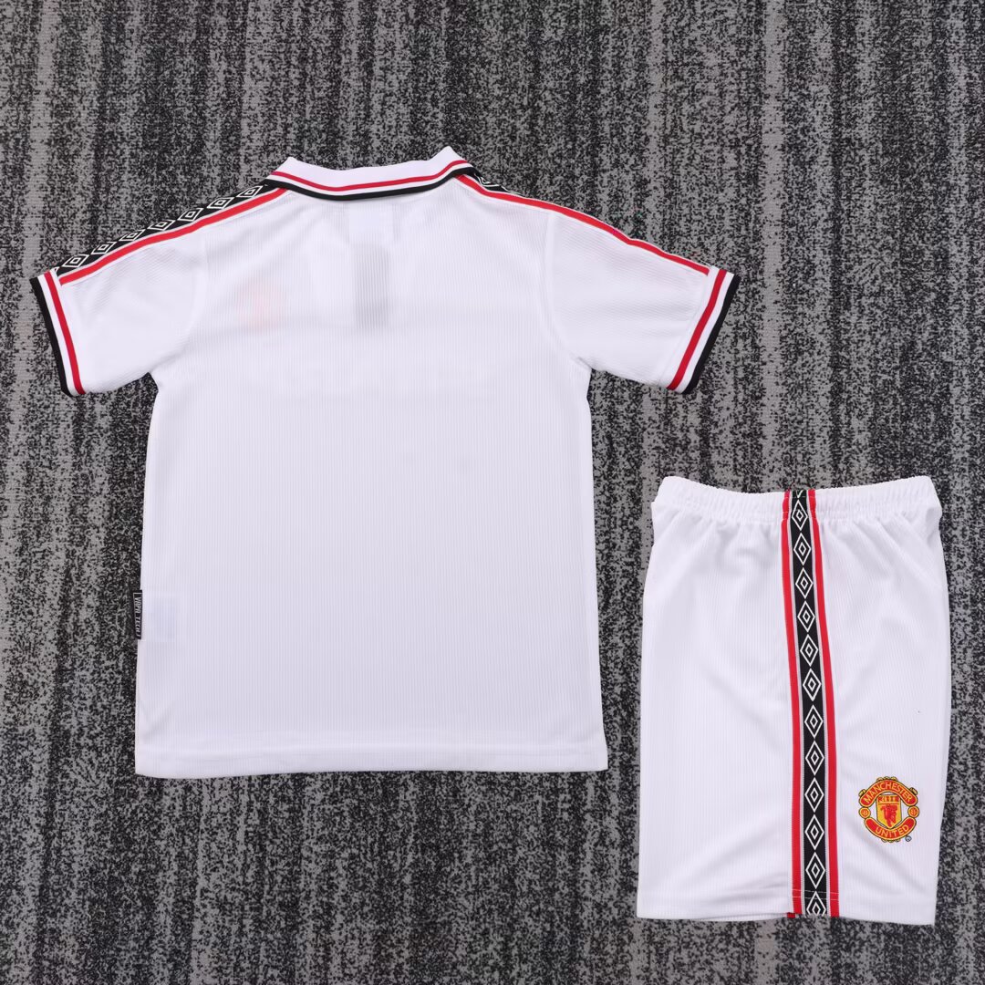 1998/1999 Retro Manchester United Commemorative Edition Football Jersey 1:1 Thai Quality Kids Size - Image 3