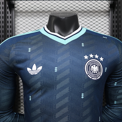 2026 Manga longa Versão jogador Alemanha Fora Camisa de futebol Qualidade tailandesa 1:1 - Image 3