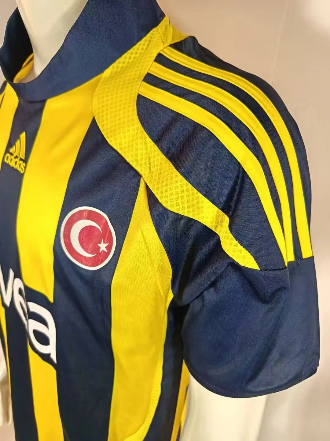 2007/2008 Retro Fenerbahce Local Camiseta de fútbol Calidad tailandesa 1:1 - Imagen 5