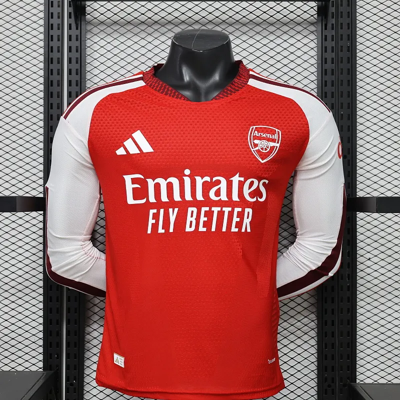 2026/2027 Długie rękawy Wersja zawodnicza Arsenal Domowa Koszulka piłkarska Jakość tajska 1:1