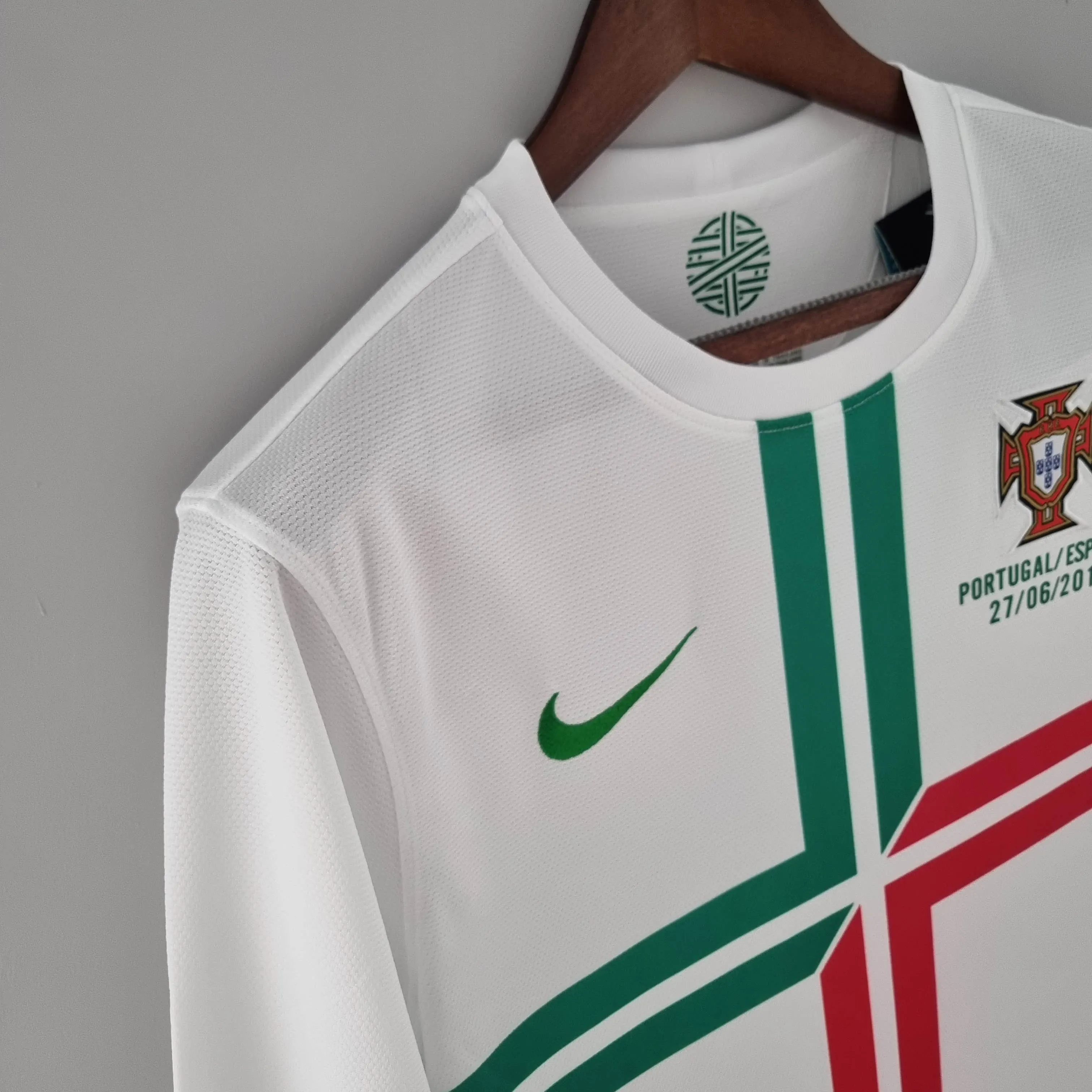 2012 Rétro Manches longues Portugal Extérieur Maillot de football – Image 6