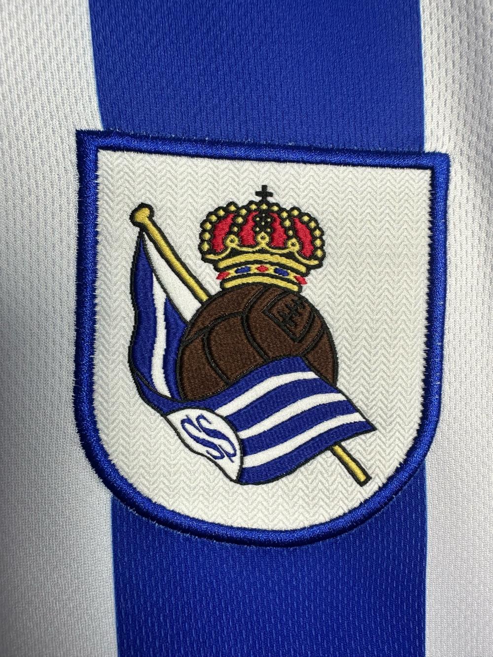 2002-2003 Rétro Real Sociedad Domicile Maillot de football Qualité thaï 1:1 – Image 6