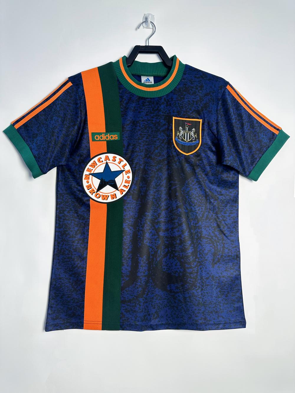 1996-1998 Ретро Newcastle United Гостевая Футбольная футболка Тайское качество 1:1