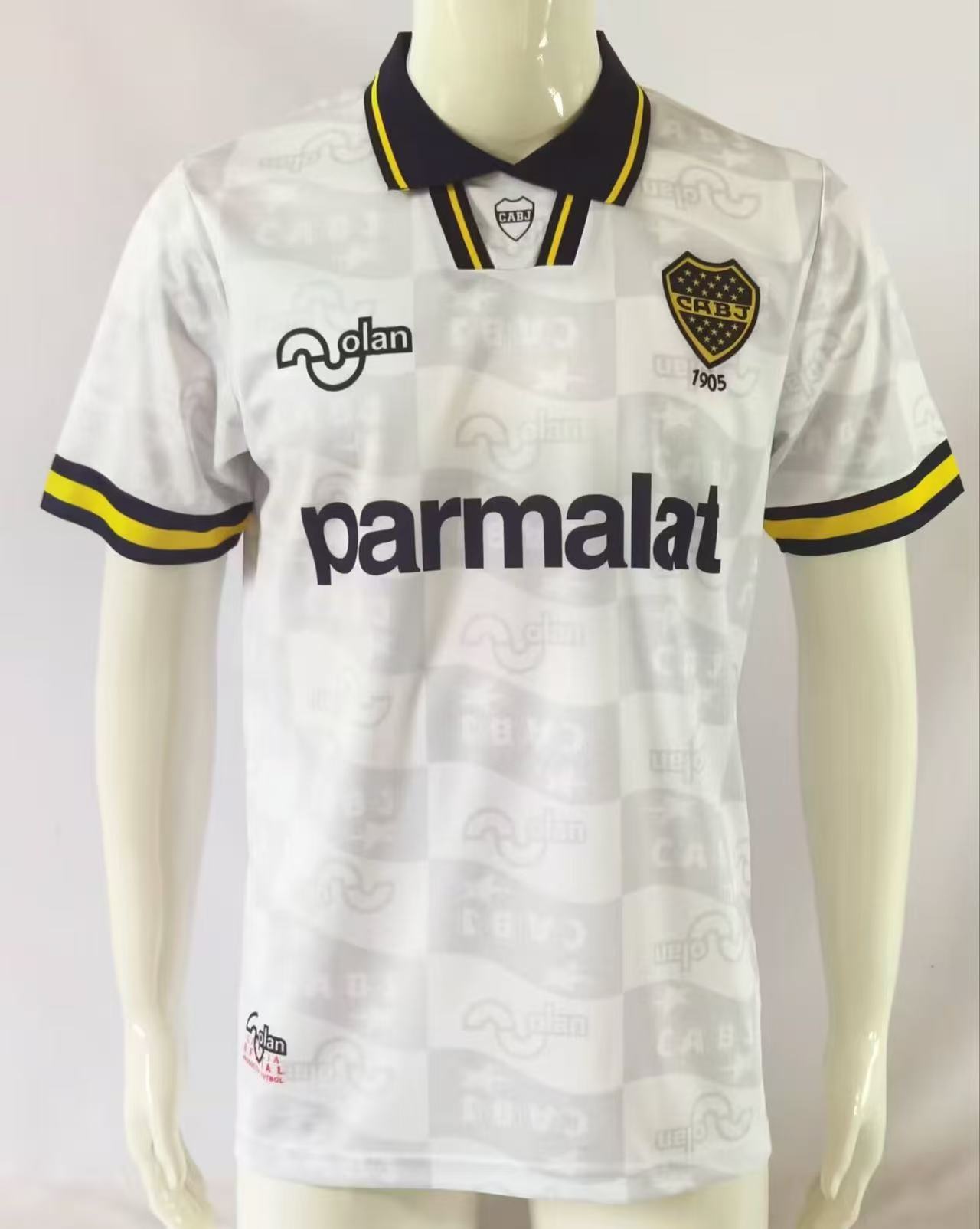 1995/1996 Rétro Boca Juniors Extérieur Maillot de football Qualité thaï 1:1