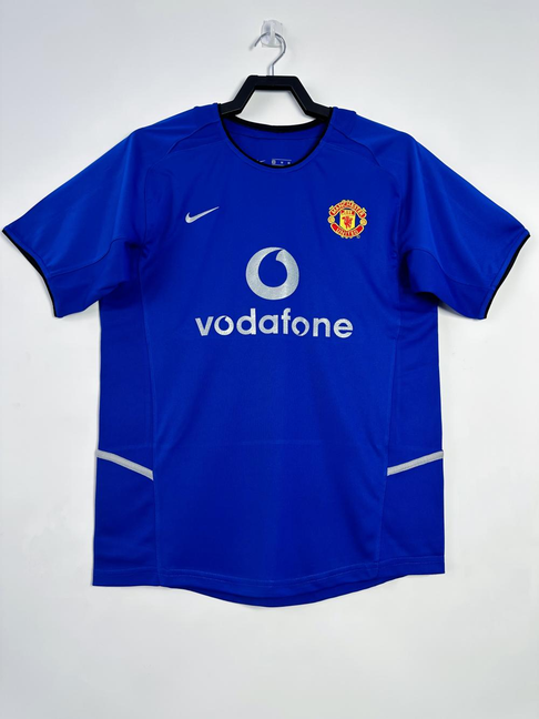 2002/2003 Retro Manchester United Tercera Visitante Camiseta de fútbol Calidad tailandesa 1:1
