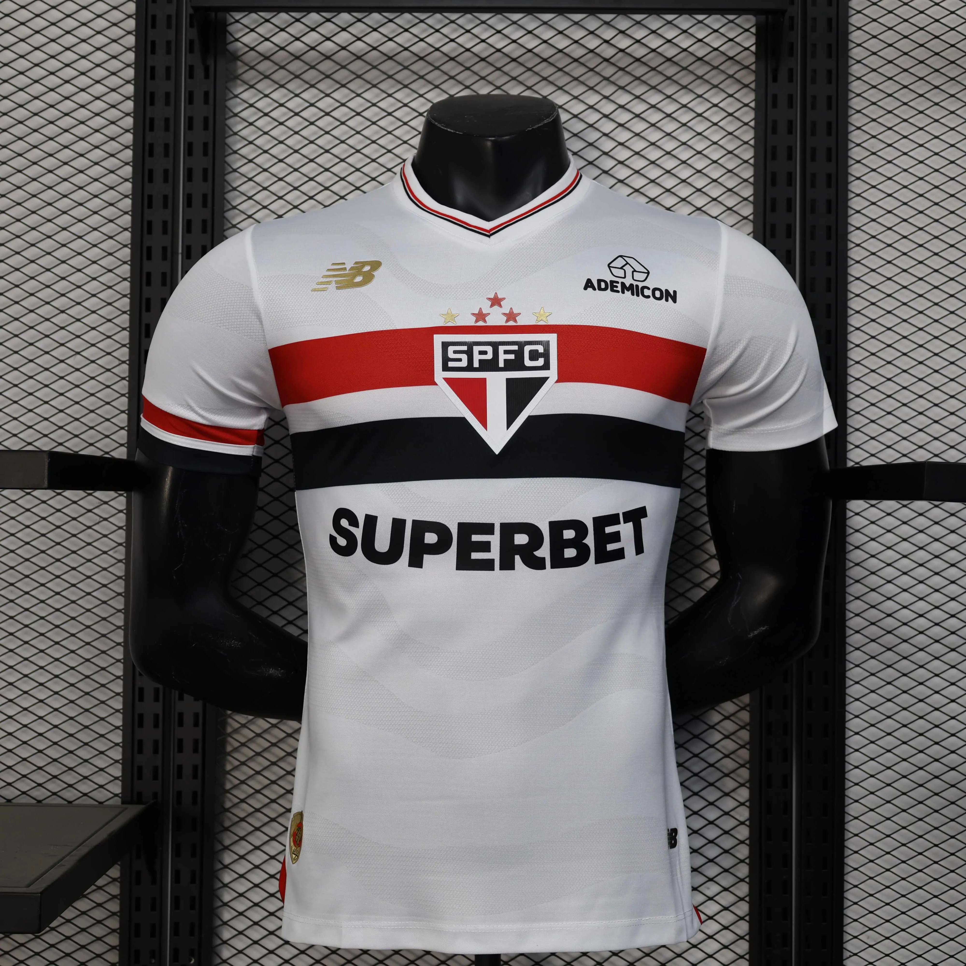 2025/2026 Wersja zawodnicza São Paulo Domowa Koszulka piłkarska Jakość tajska 1:1
