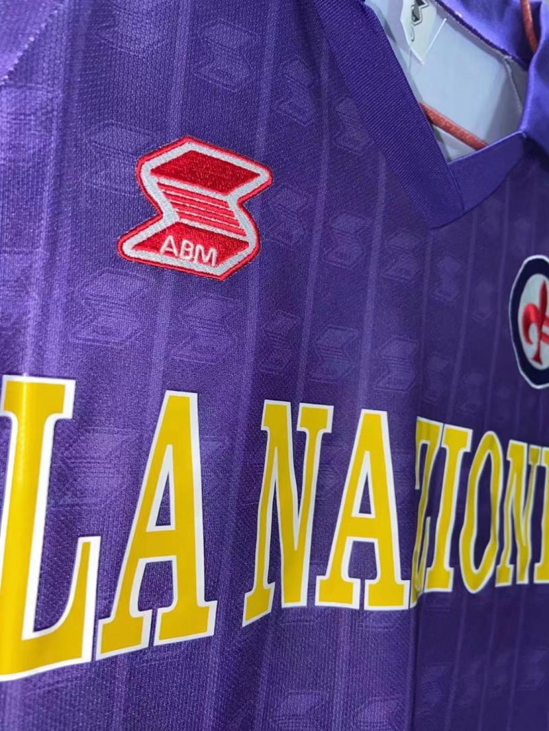 1989/1990 Retro Fiorentina Home Soccer Jersey 1:1 Thai Quality - Image 3