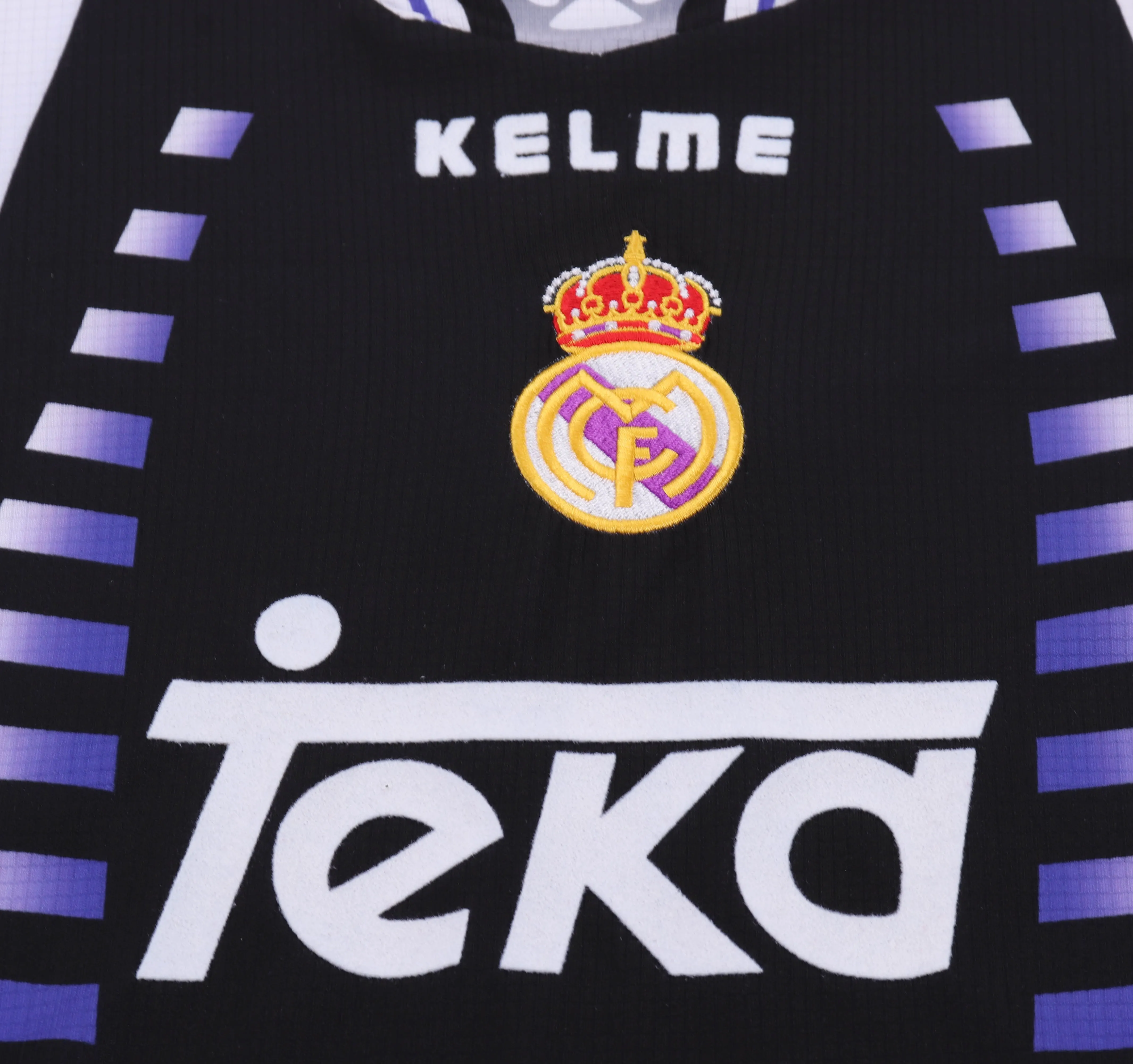 1997-1998 Retro Real Madrid Away Football Shirt 1:1 Thai Quality Kids Size - Image 4