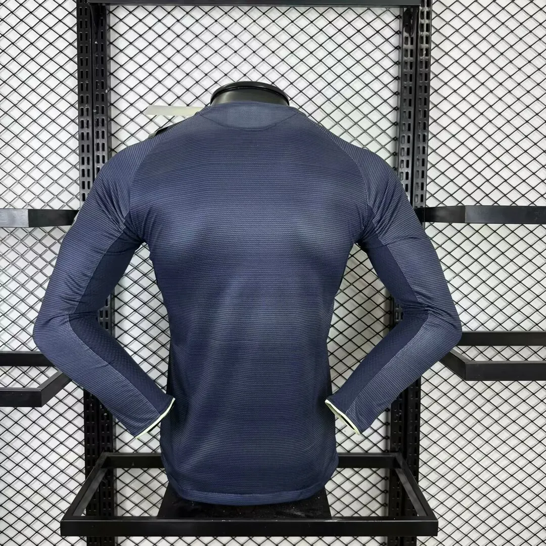 2025/2026 Versione giocatore Real Madrid Trasferta Manica lunga Maglia Qualità thai 1:1 - immagine 3