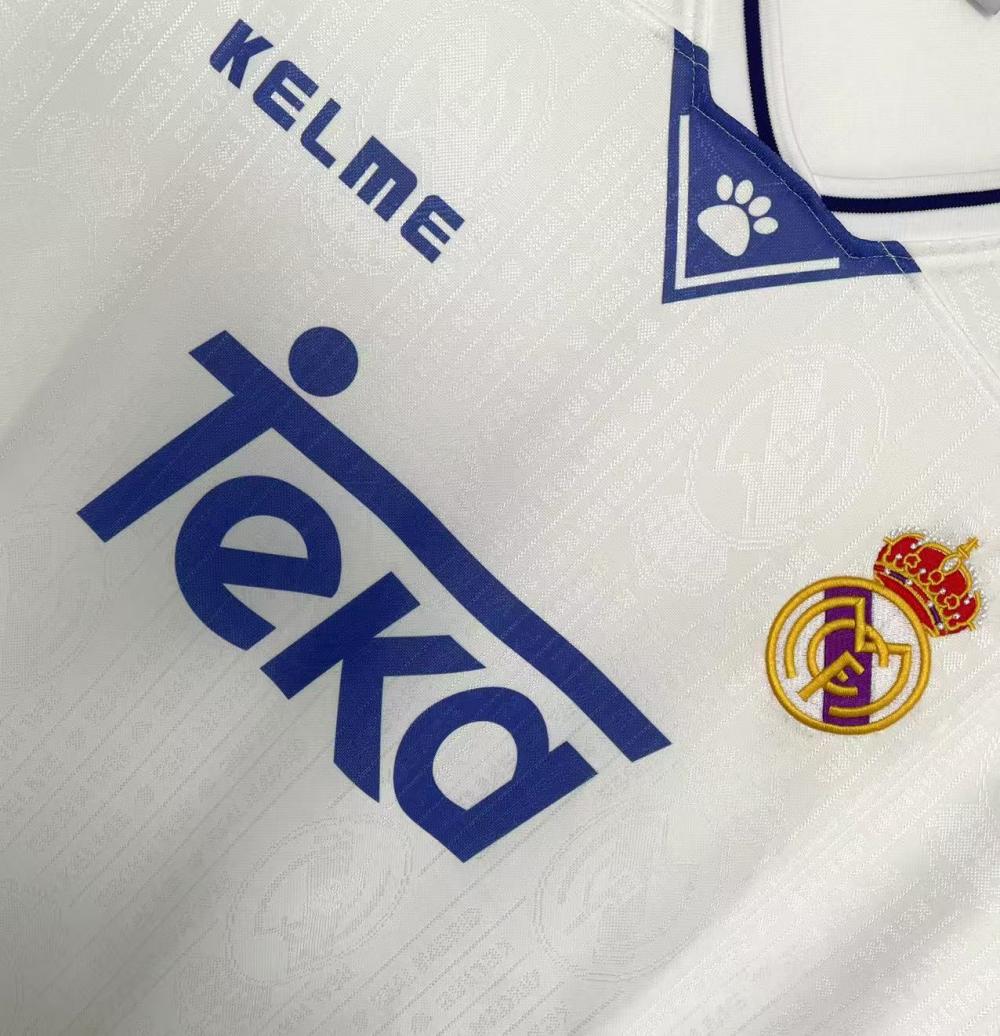 1996/1997 Retro Real Madrid Tercera Local Camiseta de fútbol Calidad tailandesa 1:1 - Imagen 6