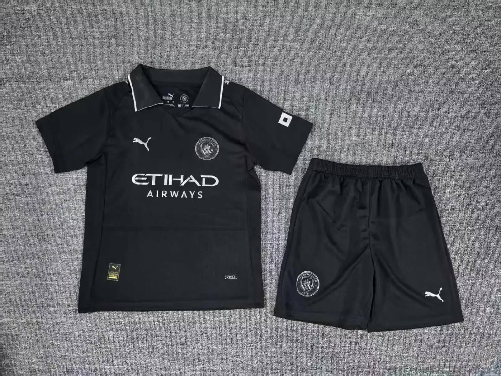 2025/2026 Manchester City Fora Camisa de futebol Qualidade tailandesa 1:1 Tamanho infantil