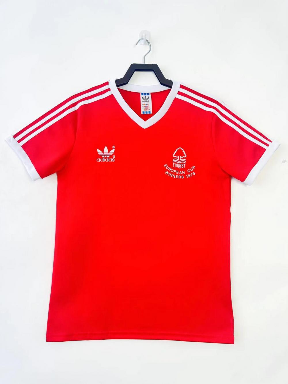 1977-1980 Retro Nottingham Forest Heim Fußballtrikot 1:1 Thai-Qualität
