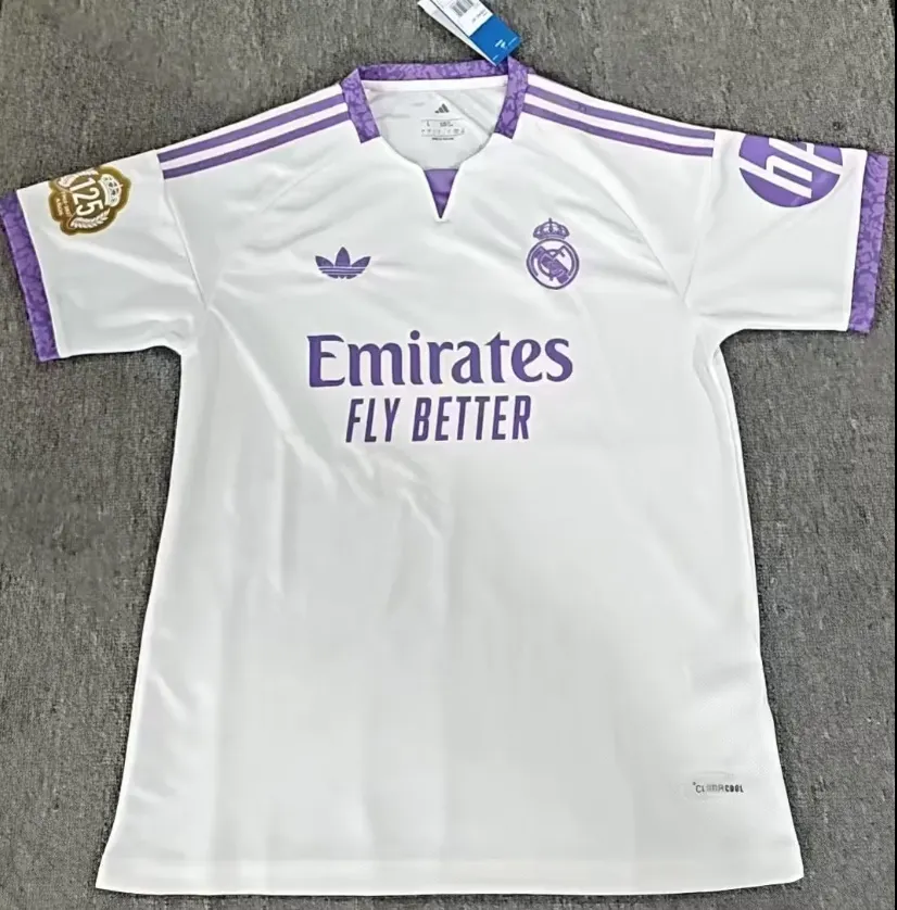 2026/2027 Real Madrid 125th Edición aniversario Camiseta de fútbol Calidad tailandesa 1:1