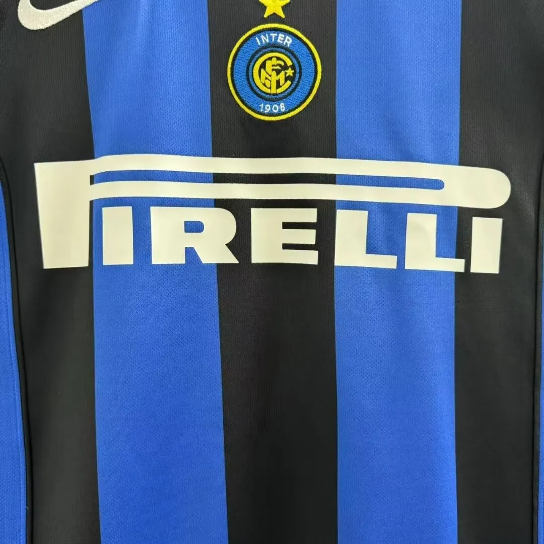 2004/2005 Retro Inter Milan Thuis Voetbalshirt 1:1 Thaise kwaliteit - Afbeelding 6
