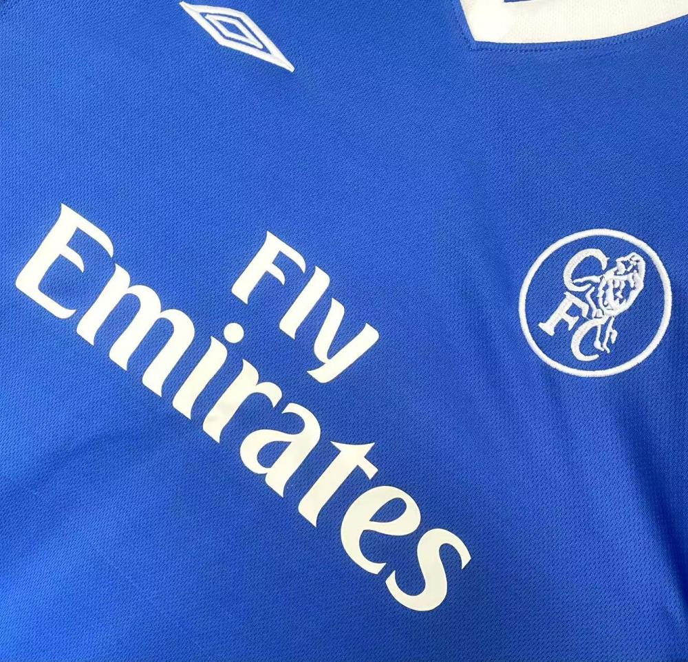 2003-2005 Ретро Chelsea Домашняя Футбольная футболка Тайское качество 1:1 — изображение 7