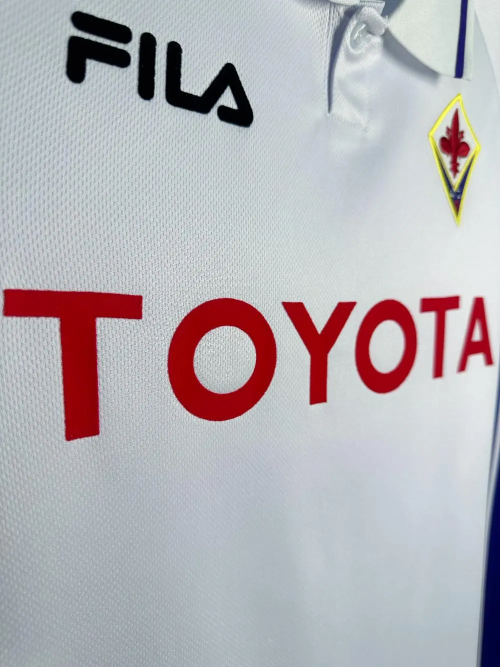 1999/2000 Retrô Fiorentina Fora Camisa de futebol Qualidade tailandesa 1:1 - Image 4