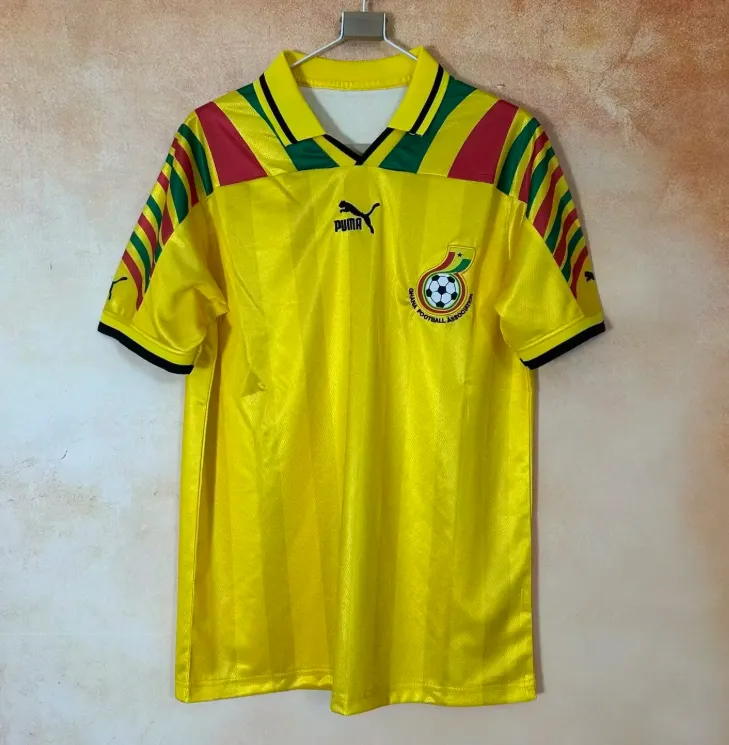 2026 Ghana Reprezentacja POS Żółty Koszulka piłkarska Jakość tajska 1:1